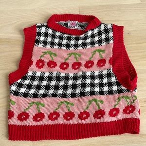 GMMRS handmade Picnic Knitted Vest